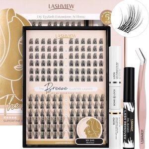 LASHVIEW The Breeze DIY Cluster Eyelash Extensions Kit